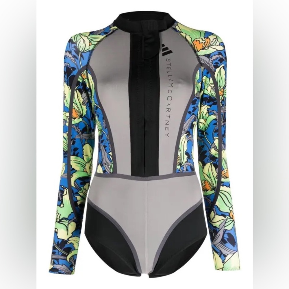 ADIDAS by Stella McCartney MULTICOLOUR One-piece swimsuit - Picture 1 of 8